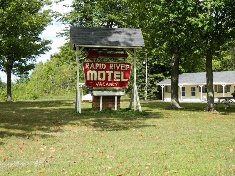 Rapid River Motel - 2013 Photo Of Sign (newer photo)